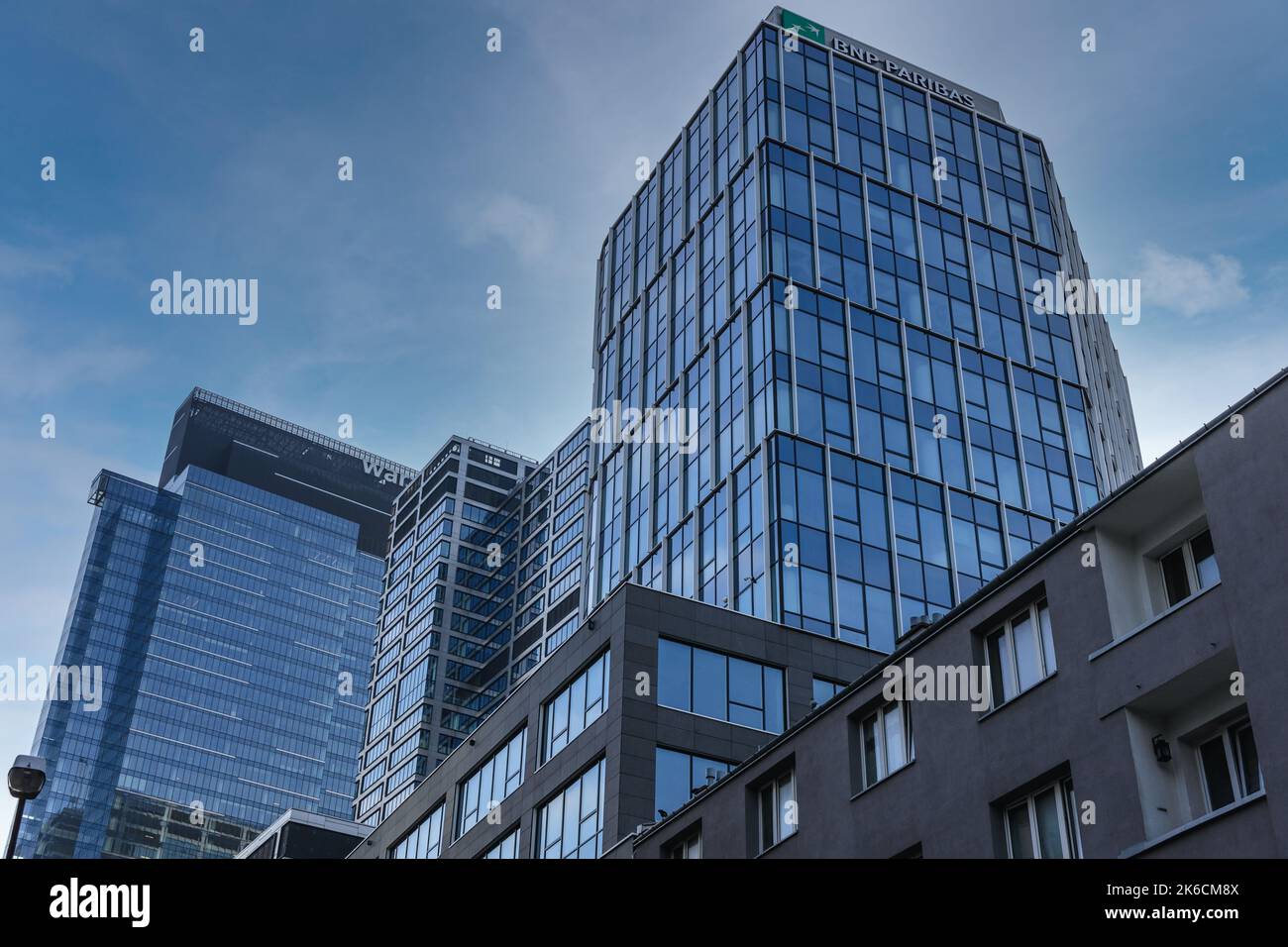 Modern office buildings in Warsaw, capital of Poland, Warsaw UNIT on