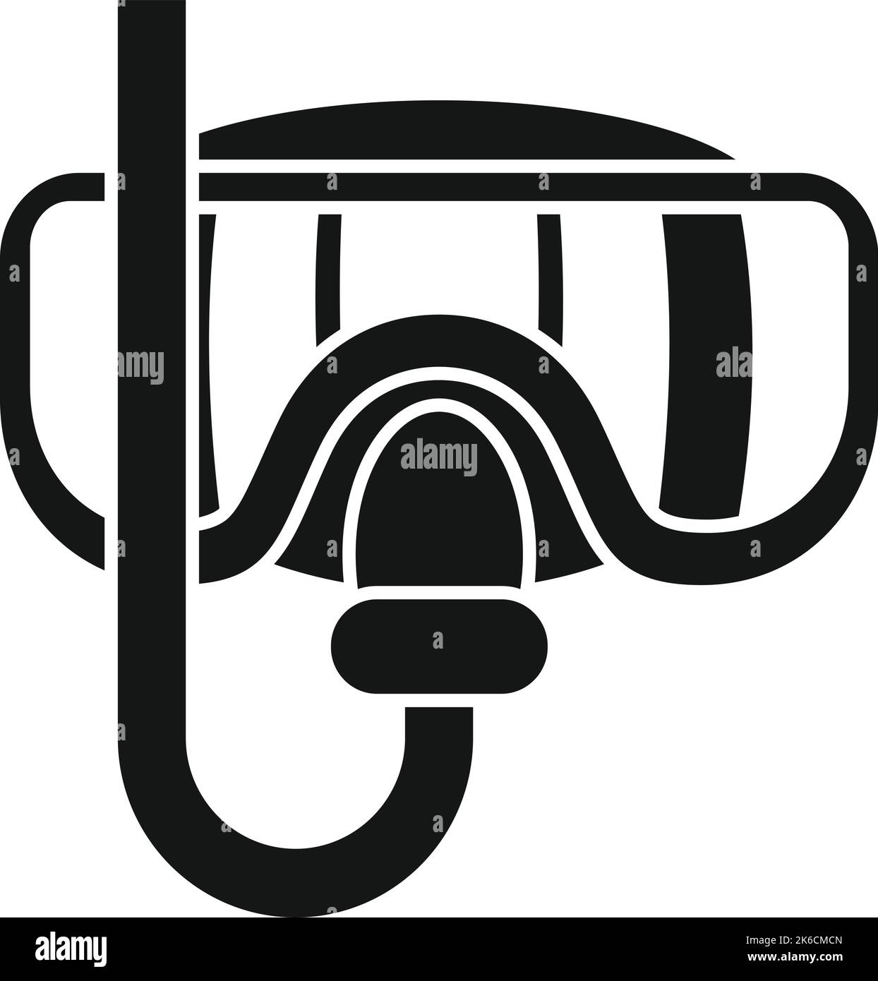 Diving mask icon simple vector. Active sport. Fit person Stock Vector ...