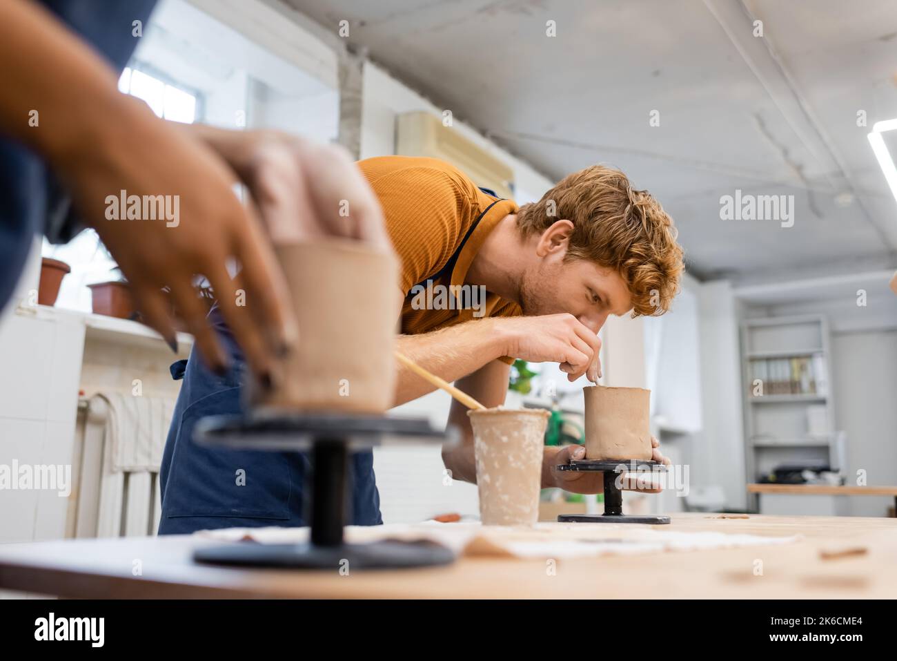 Double Ended Steel Trim Tool For Pottery - Clay Forming & Sculpting Tool For Potters