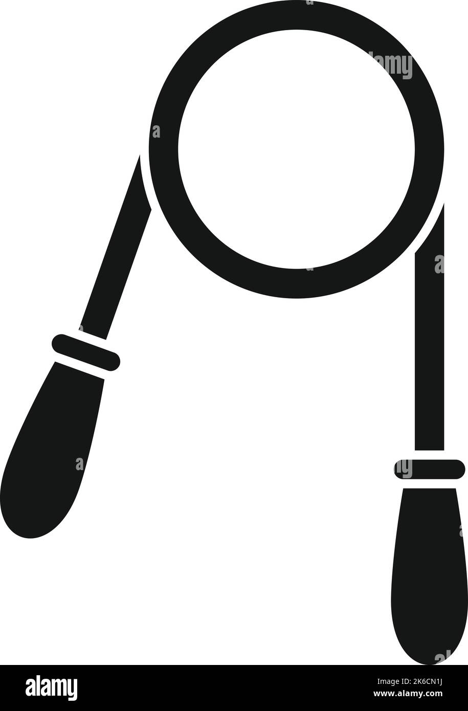 Jump rope icon simple vector. Healthy sport. Active fitness Stock ...