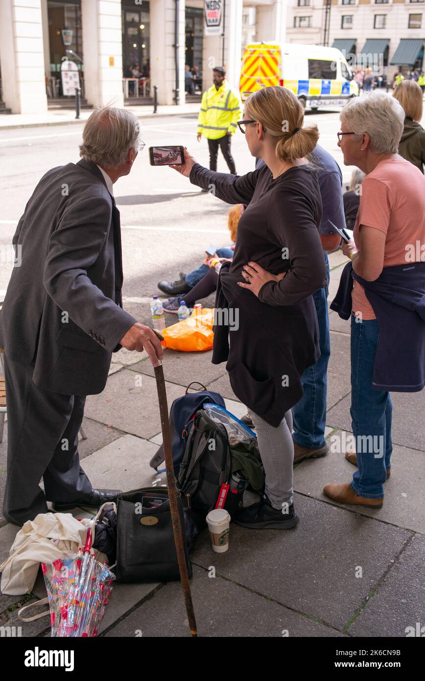 Bank queue phones hi-res stock photography and images - Alamy