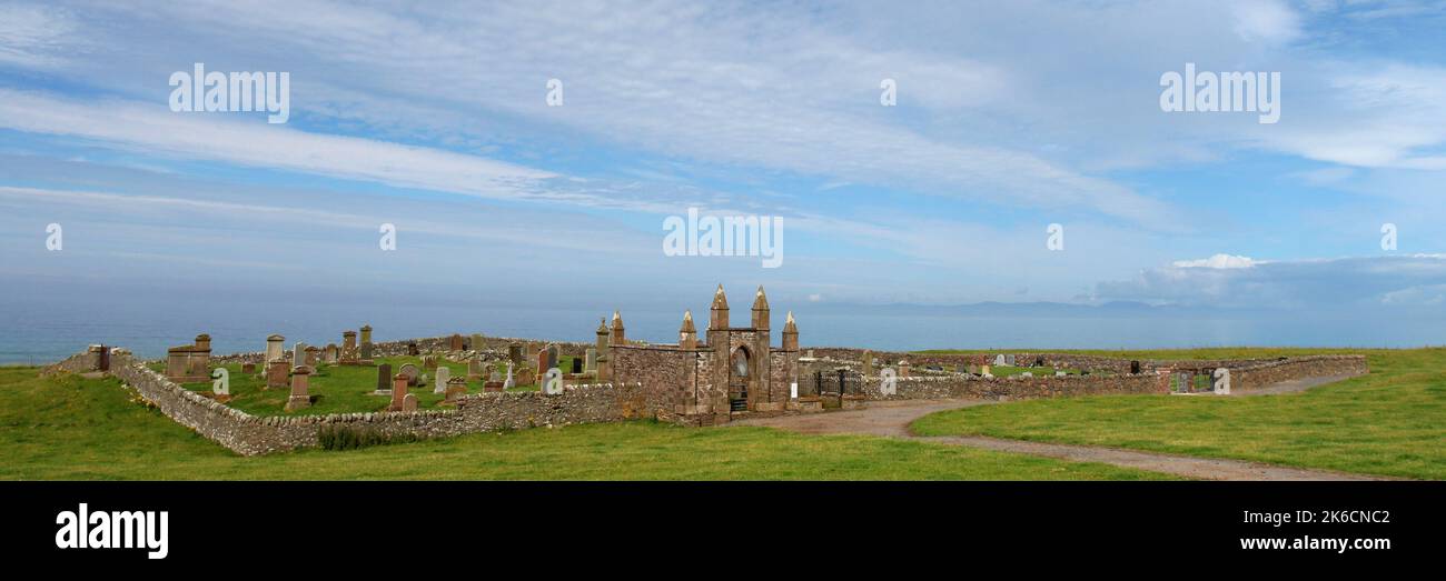 Cladh Nam Paitean Burial Ground or rather Macalister Of Glenbarr Burial Enclosure, Glenbarr, Kintyre, Argyll and Bute, Scotland, United Kingdom Stock Photo