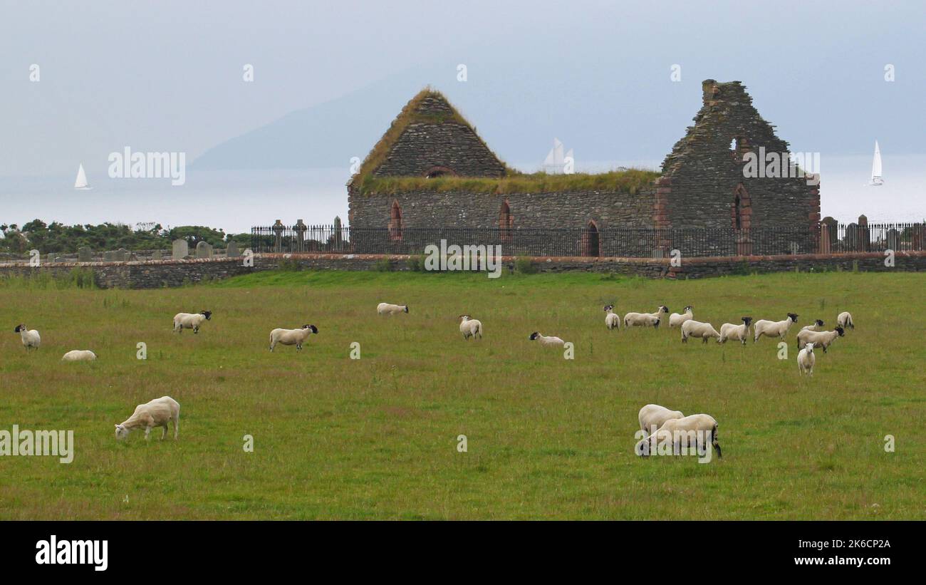 Skipness Church An caolas branndanach hi-res stock photography and images - Alamy