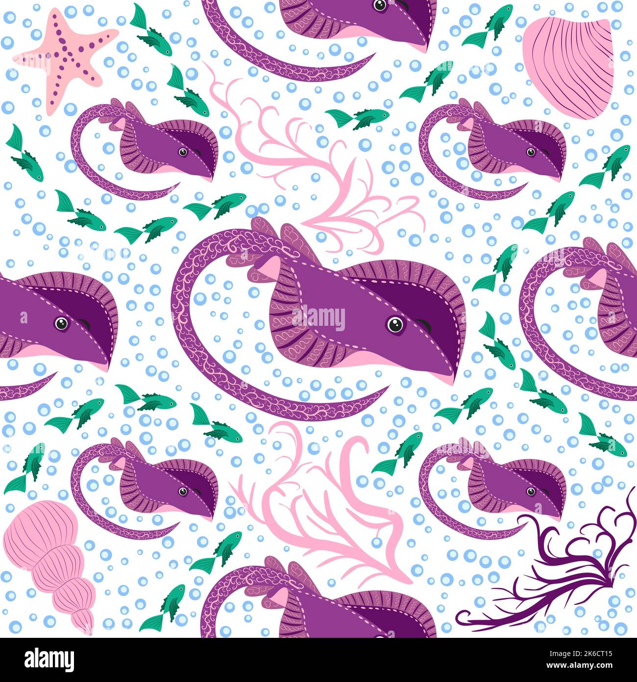 Aquarium ray pool Stock Vector Images - Alamy