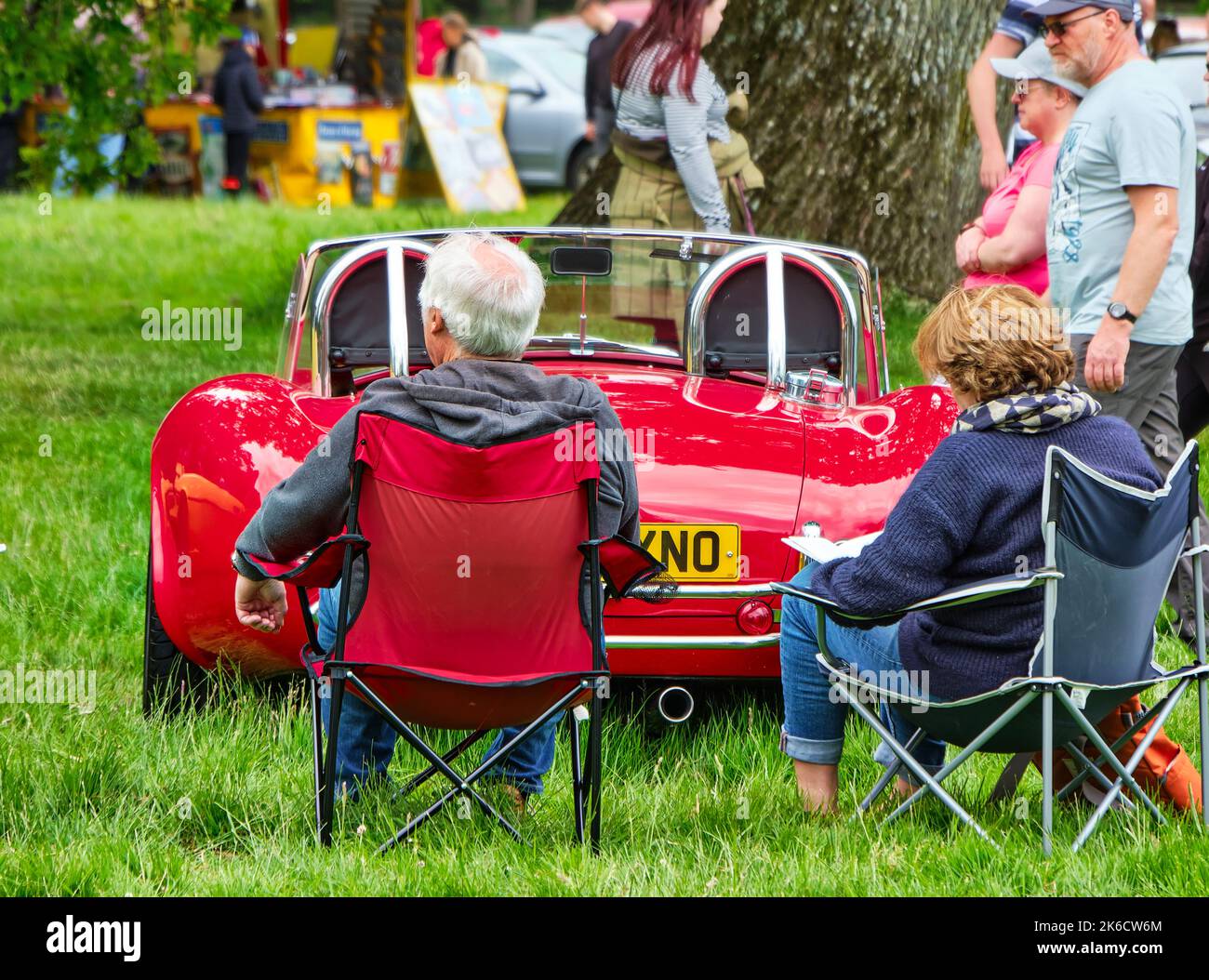 AC Cobra replica at Hutton in the Forest Classic Car show near Penrith