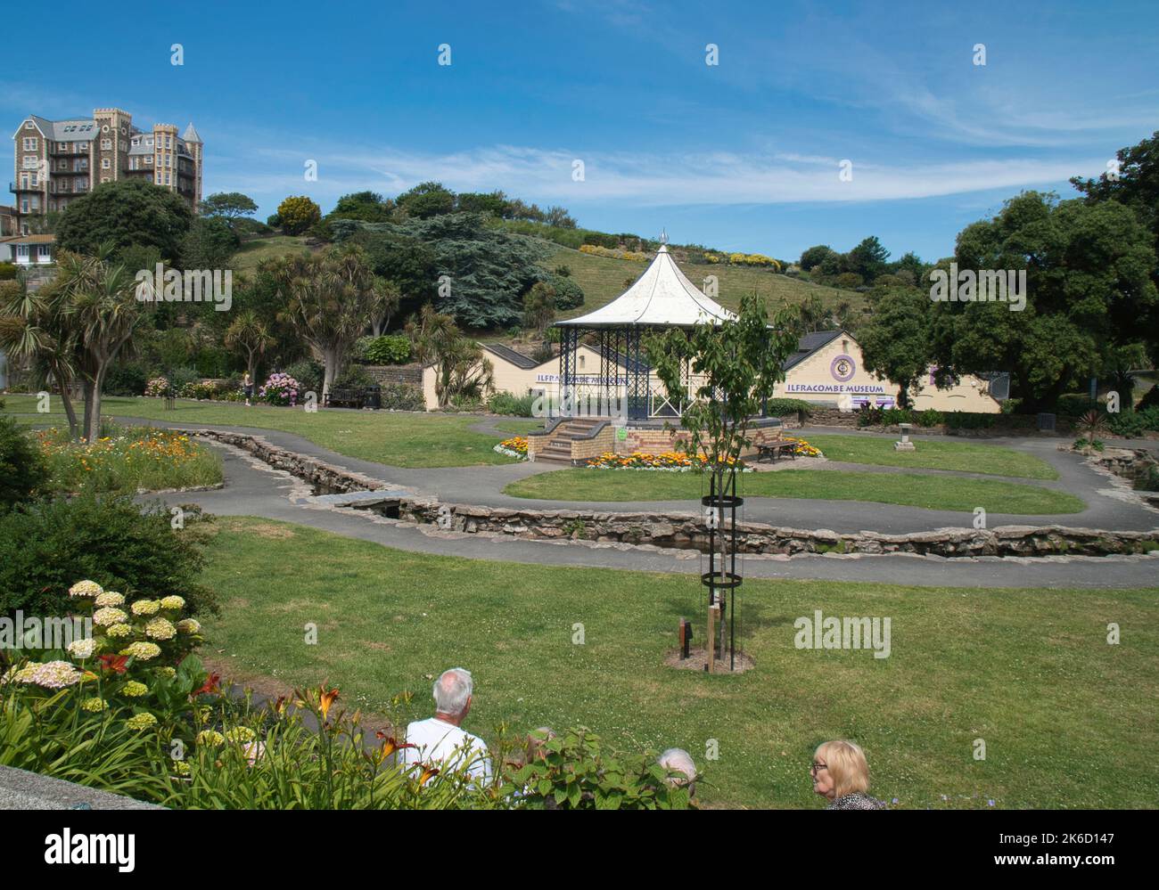 Runnymede Gardens, North Devon Stock Photo Alamy