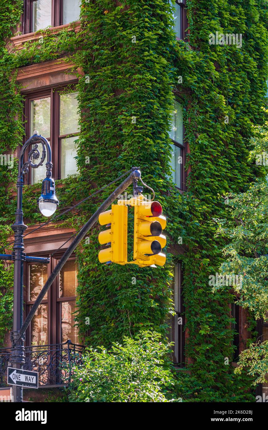 Scenic corner in East Village, Manhattan, New York, USA Stock Photo