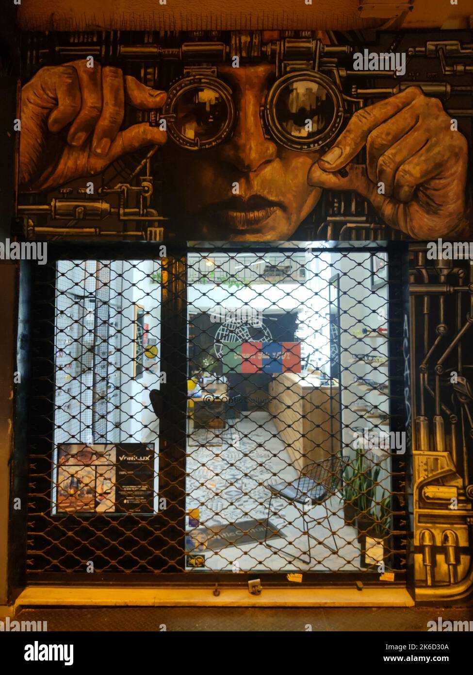 Athens, Greece, Tuesday 13 October 2022 Beautiful street art in center ...
