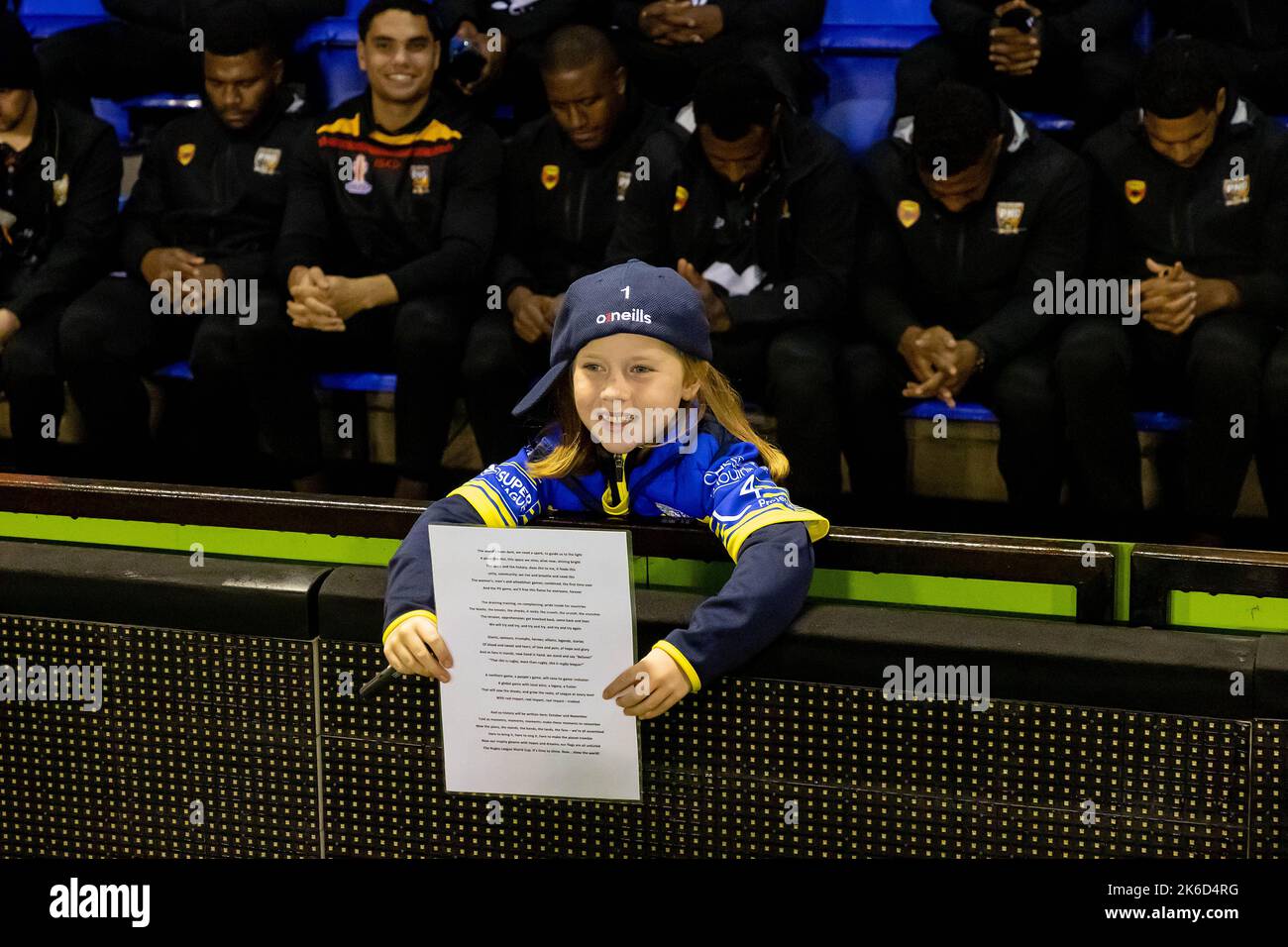 The Papua New Guinea Rugby League team have been welcomed to Warrington