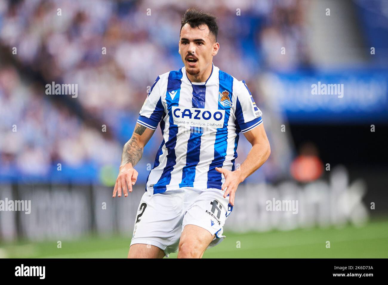 Alex Sola Of Real Sociedad During The La Liga Match Between Real ...