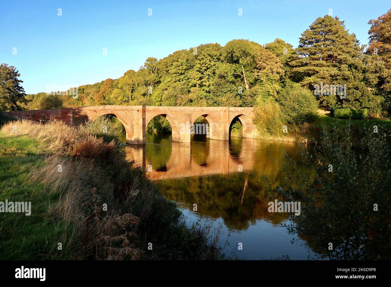 The bridge across the River Wye at Bredwardine Stock Photo Alamy