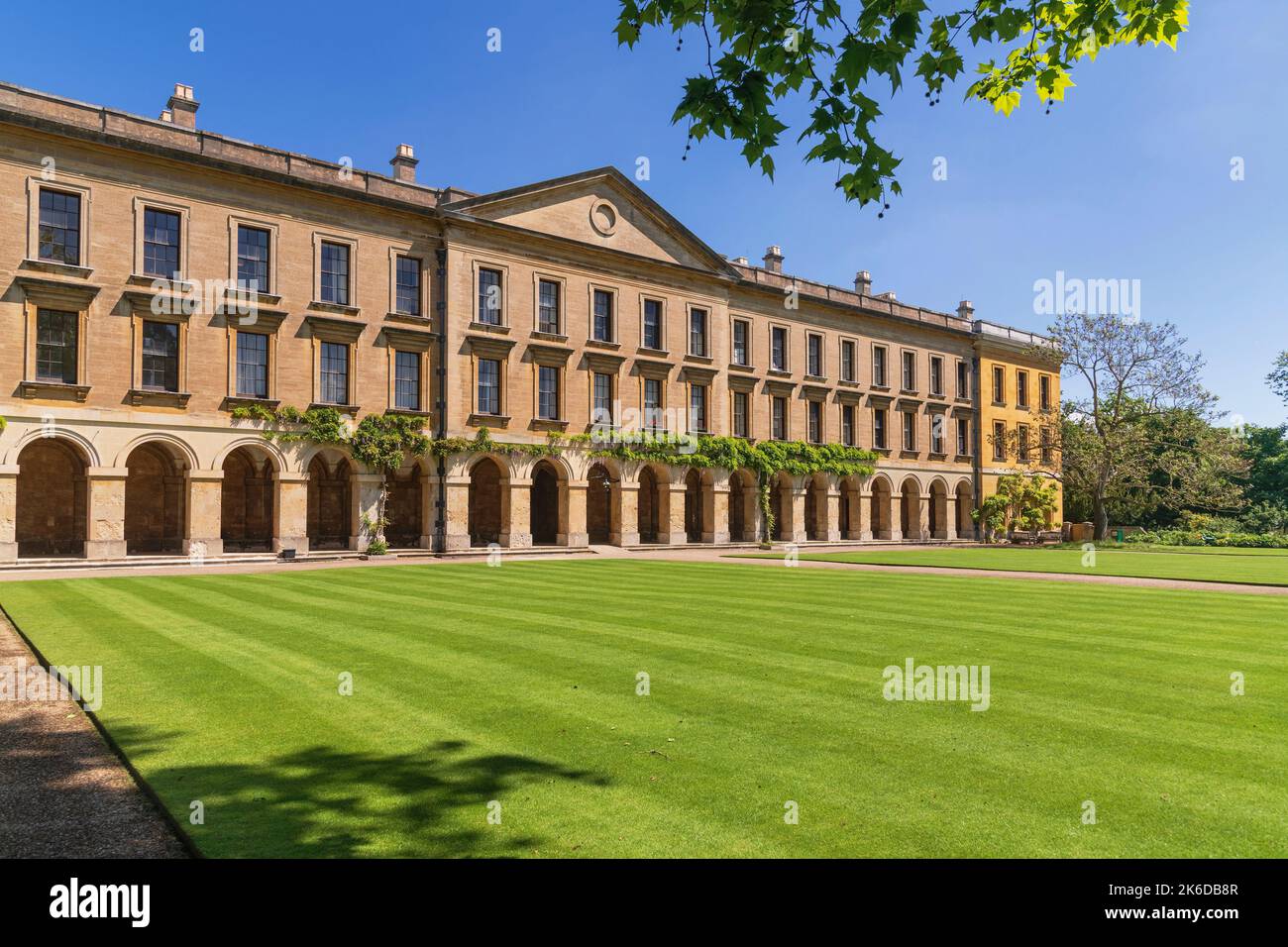 England, Oxfordshire, Oxford, Magdalen College, The New Building. Stock Photo