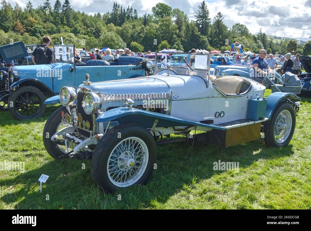 1920s Alvis 6 cylinder at Dalemain Classic Car Show, Ullswater, Cumbria