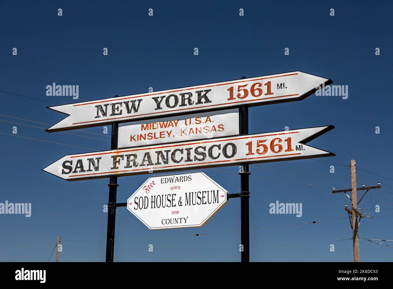 Kinsley, Kansas The Edwards County Historical Society Museum includes