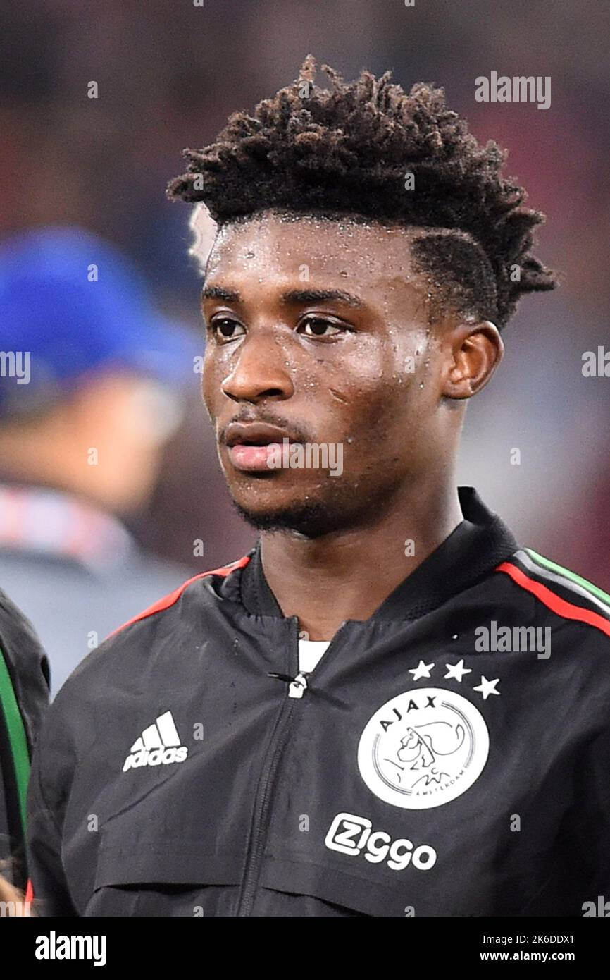 Naples, Italy. 12 Oct, 2022. Mohammed Kudus of Ajax during the UEFA