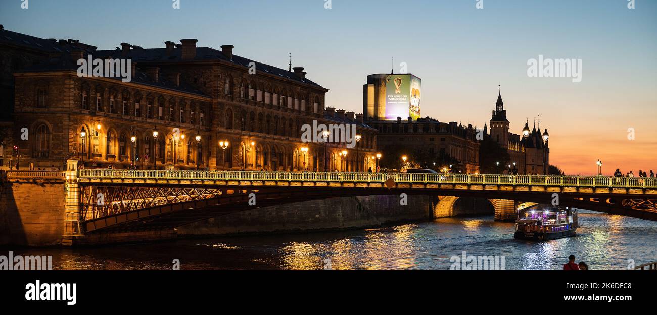 Paris, France August 27 2022 The HotelDieu is a hospital located in