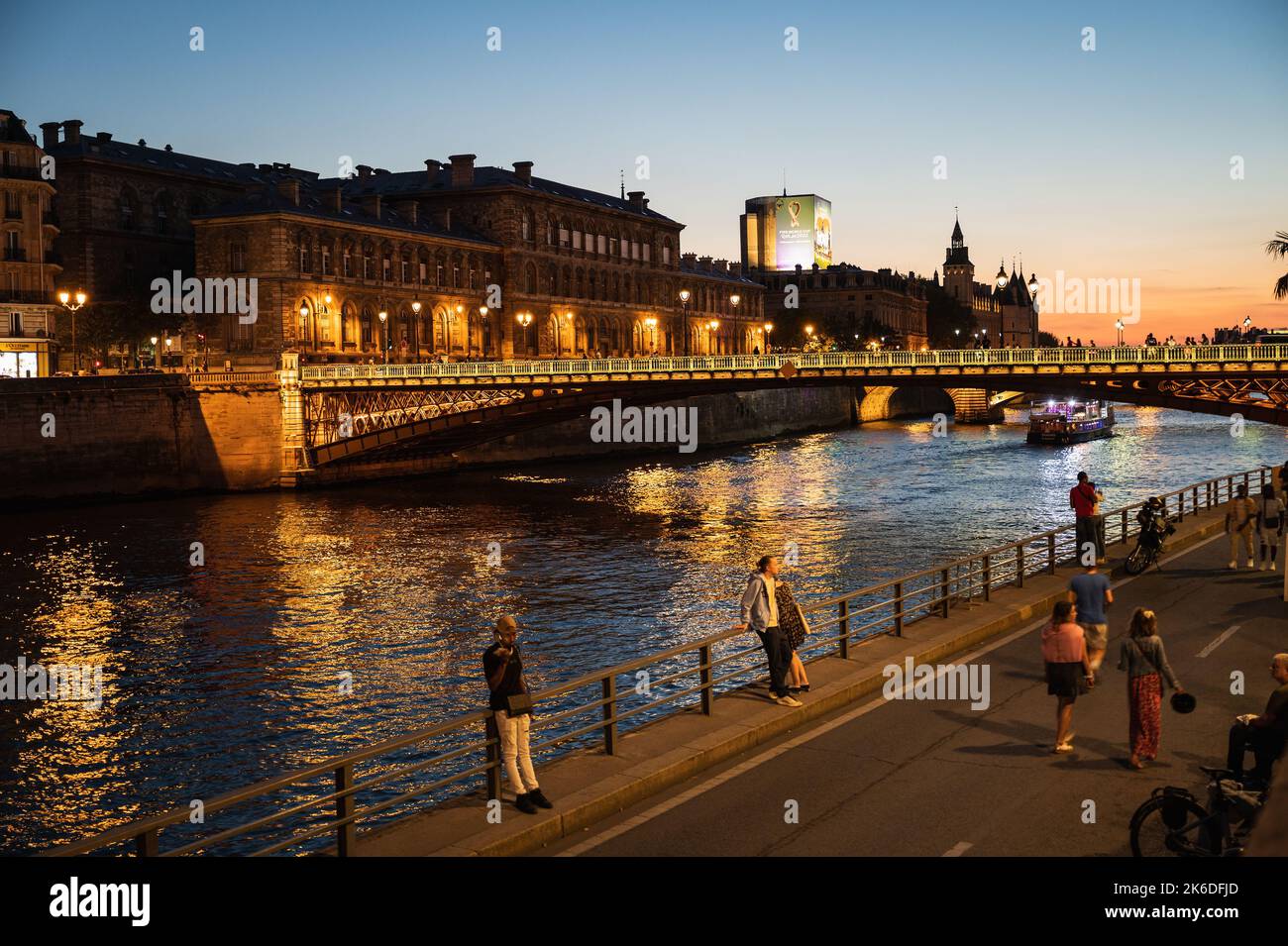 Paris, France August 27 2022 The HotelDieu is a hospital located in
