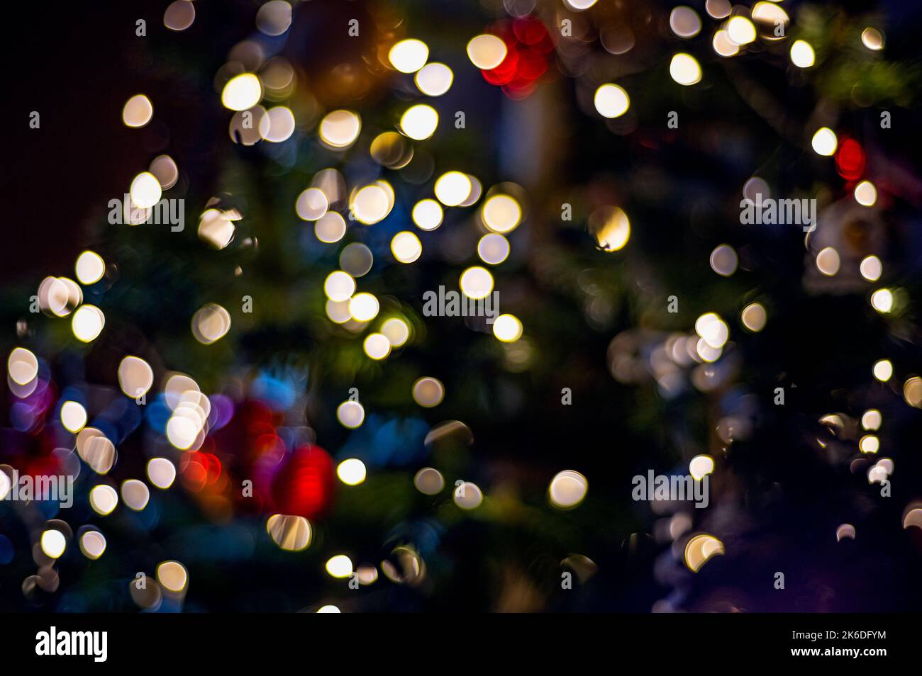 Abstract bokeh as overlay Stock Photo