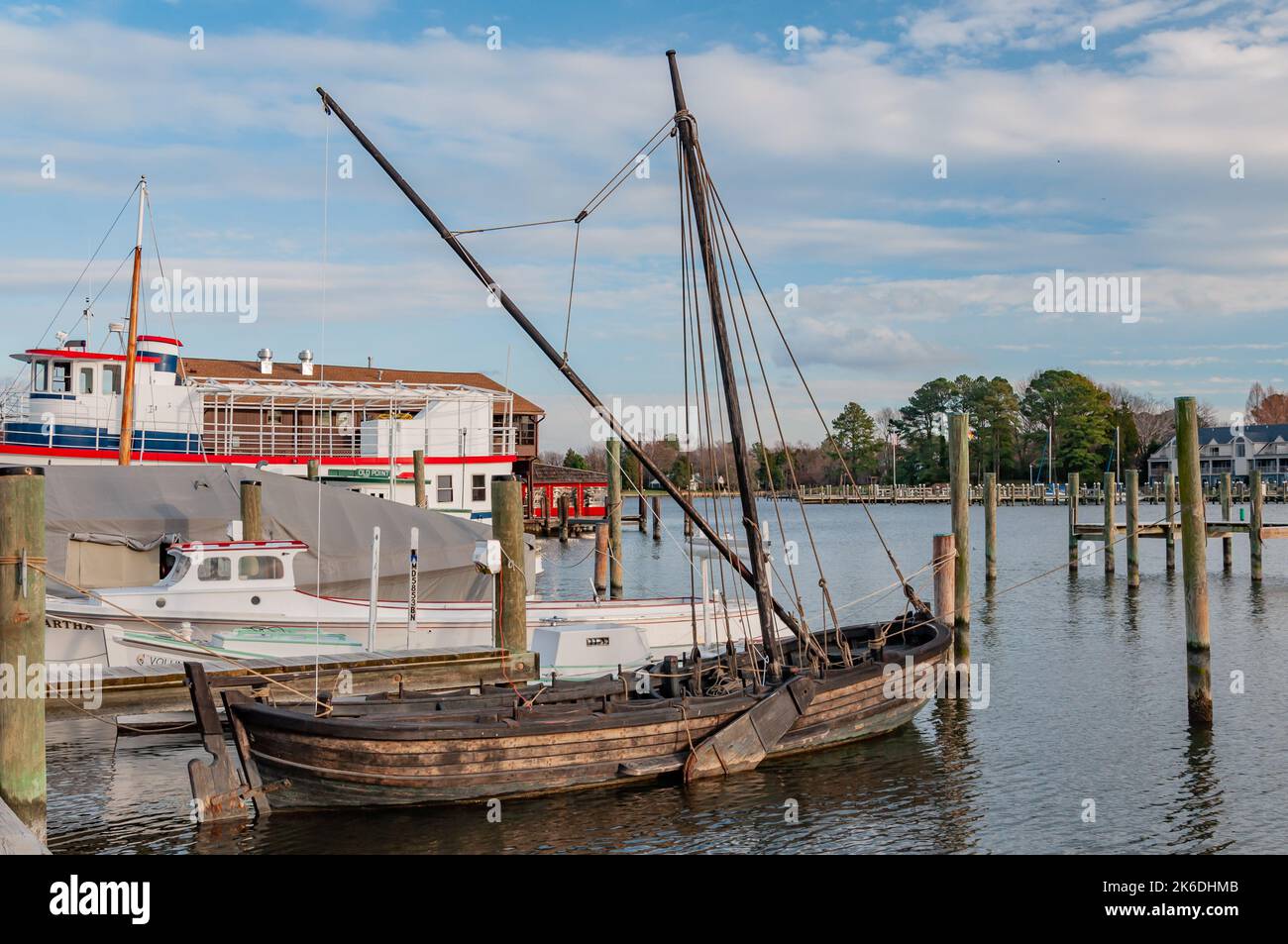 Historic Sailboat, St. Michaels Maryland USA, Saint Michaels, Maryland