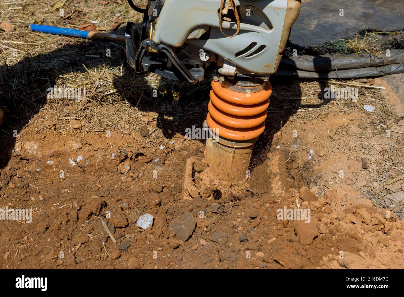 Earth Rammer Tamper Compactor Concrete DIY, 50 OFF