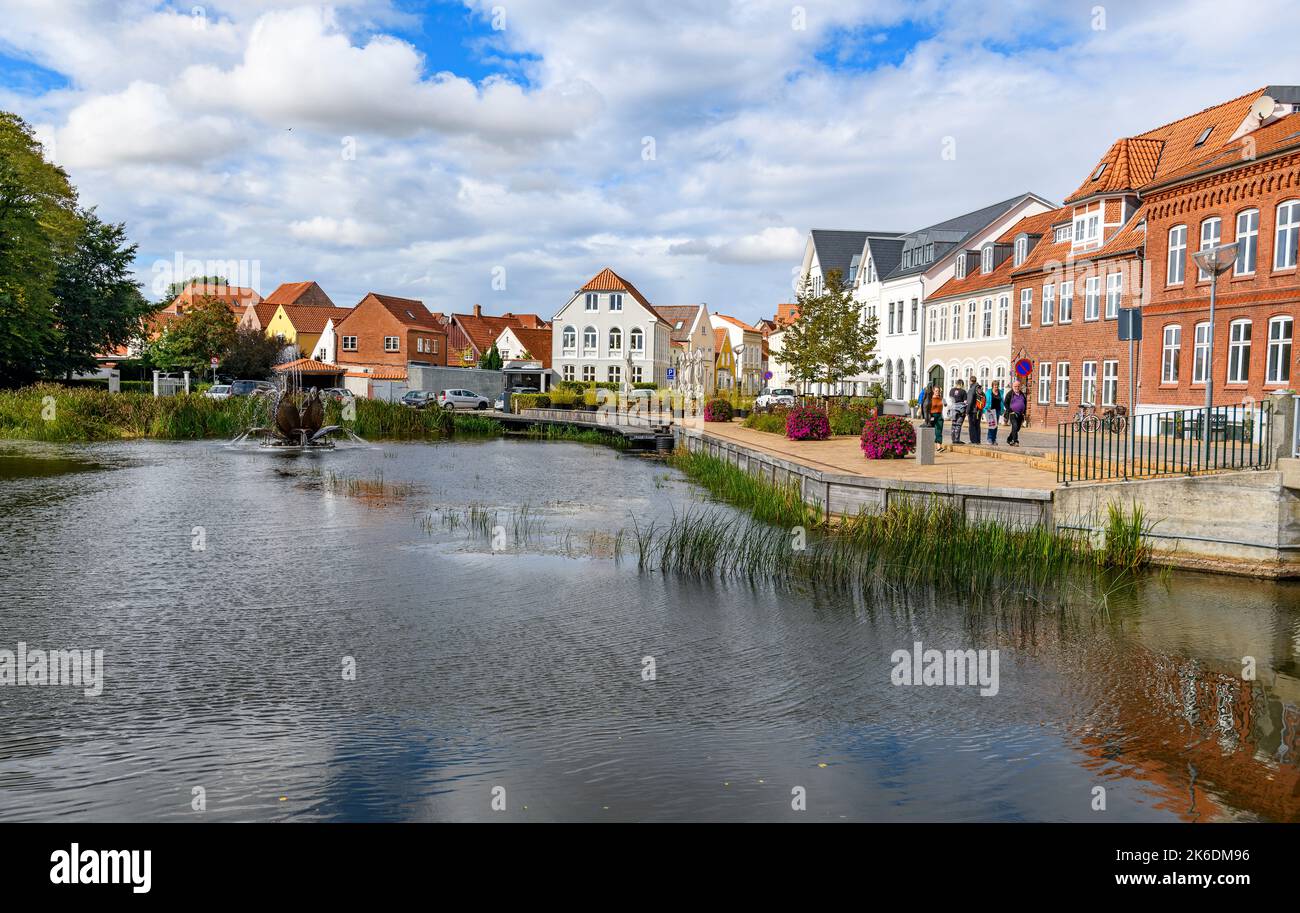 Tönder, the oldest city in Denmark Stock Photo Alamy