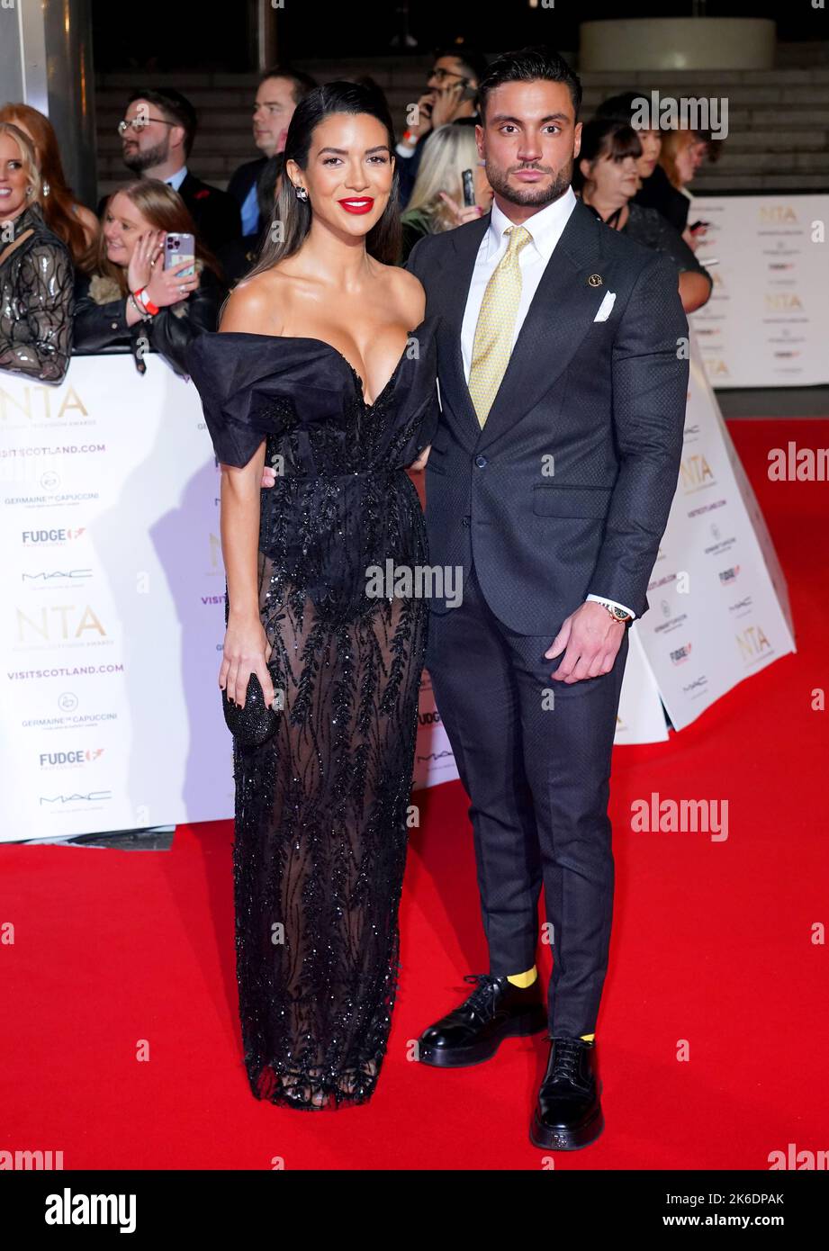 Ekin-Su Culculoglu and Davide Sanclimenti attending the National