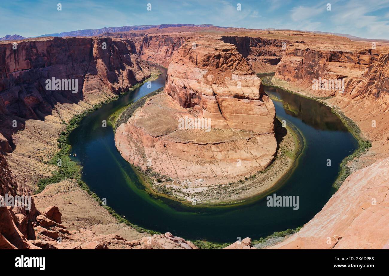 Horseshoe bend rock formation hi-res stock photography and images - Alamy