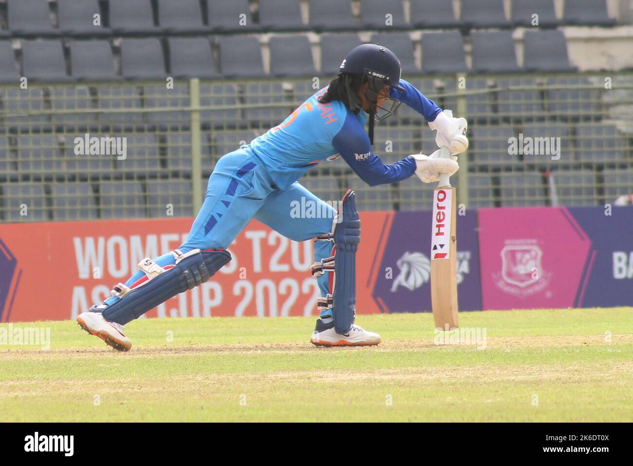 13 October 2022. Sylhet Bangladesh India Women’s batsman batting
