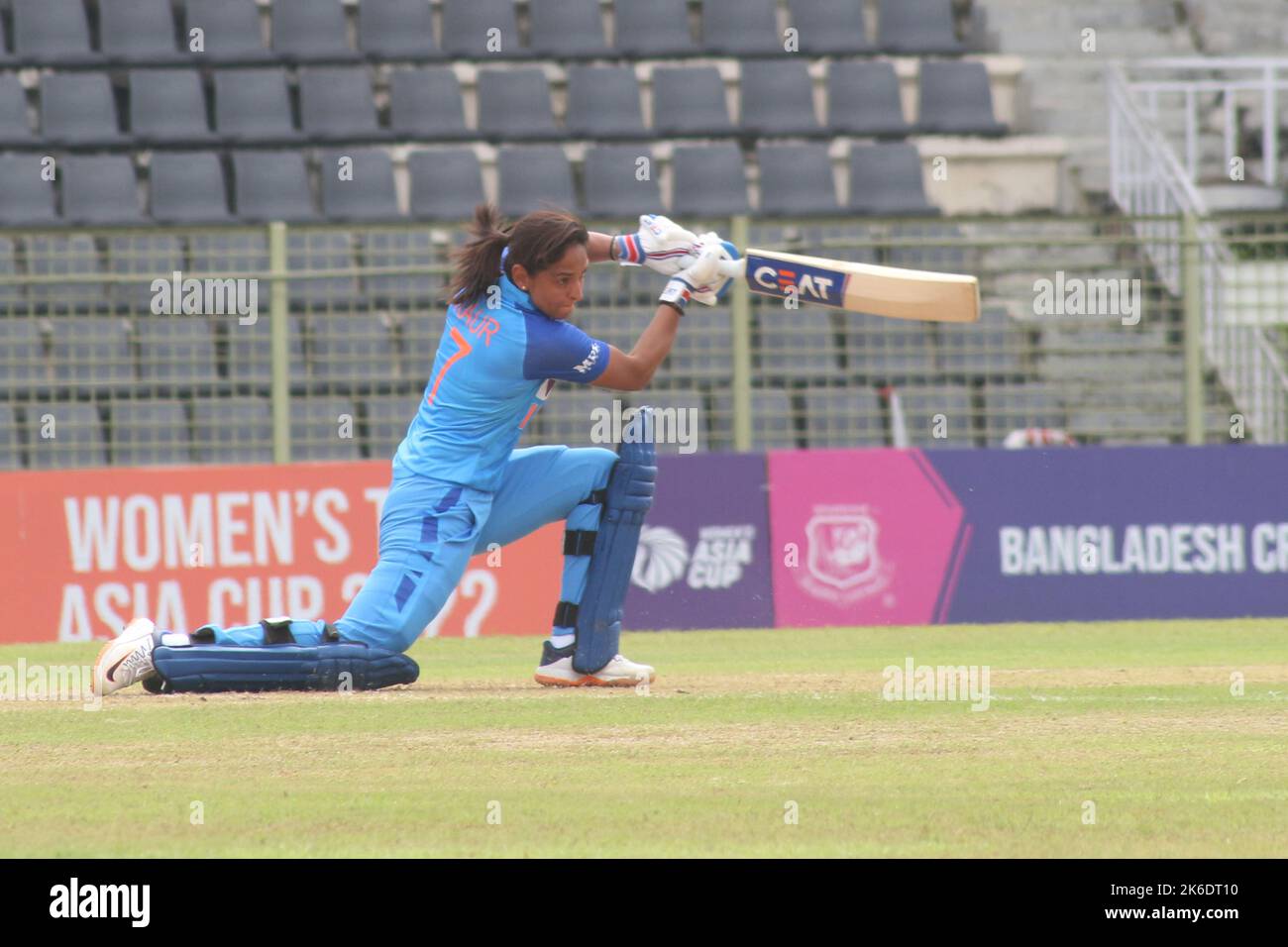 13 October 2022. Sylhet Bangladesh India Women’s batsman batting