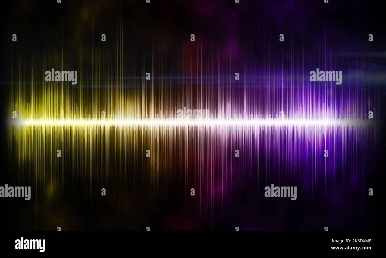 Line soundwave abstract background with voice music technology. Flow