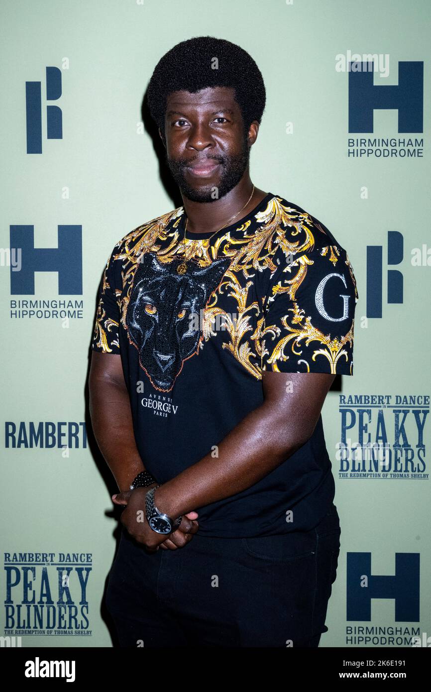 London, UK.  13 October 2022. Adrian Derrick-Palmer at the London opening of Rambert’s Peaky Blinders: The Redemption of Thomas Shelby at Troubadour Wembley Park Theatre.  The show runs to 6th November 2022.  Credit: Stephen Chung / EMPICS / Alamy Live News Stock Photo