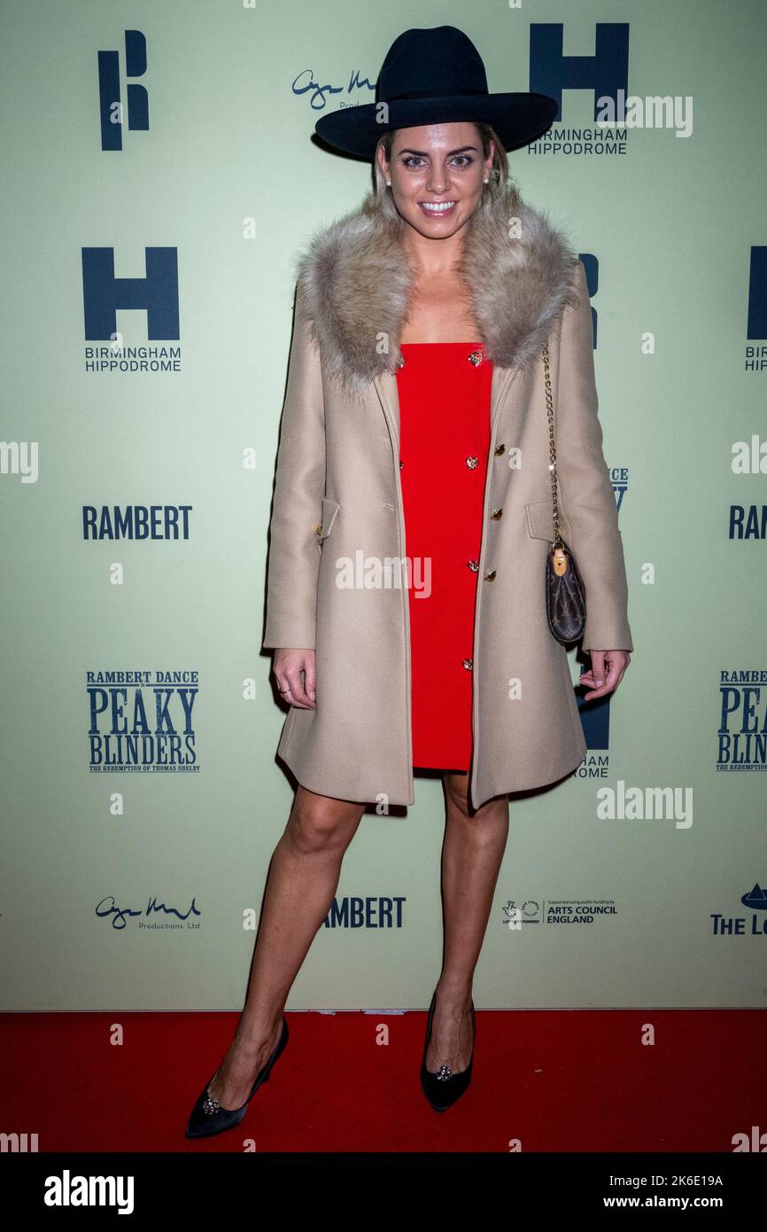 London, UK.  13 October 2022. Sandra Vijandi at the London opening of Rambert’s Peaky Blinders: The Redemption of Thomas Shelby at Troubadour Wembley Park Theatre.  The show runs to 6th November 2022.  Credit: Stephen Chung / EMPICS / Alamy Live News Stock Photo