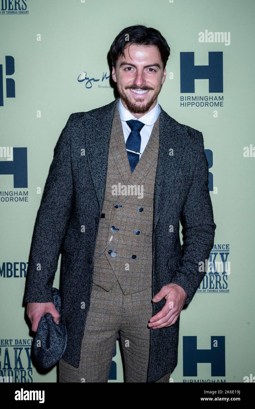 London, UK.  13 October 2022. Rowan Row at the London opening of Rambert’s Peaky Blinders: The Redemption of Thomas Shelby at Troubadour Wembley Park Theatre.  The show runs to 6th November 2022.  Credit: Stephen Chung / EMPICS / Alamy Live News Stock Photo