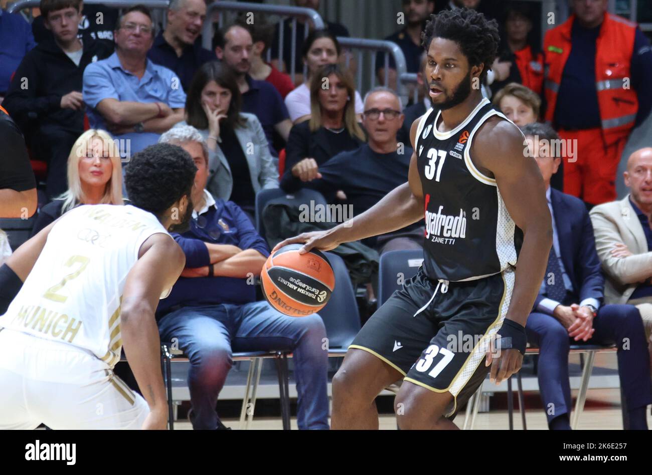 Bologna, Italy. 13th Oct, 2022. Semi Ojeleye (Segafredo Virtus Bologna