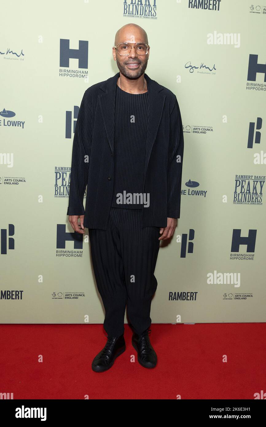 Benoit Swan Pouffer attending the opening night of Rambert's Peaky Blinders: The Redemption of Thomas Shelby, at Troubadour Wembley Park Theatre in London. Picture date: Thursday October 13, 2022. Stock Photo