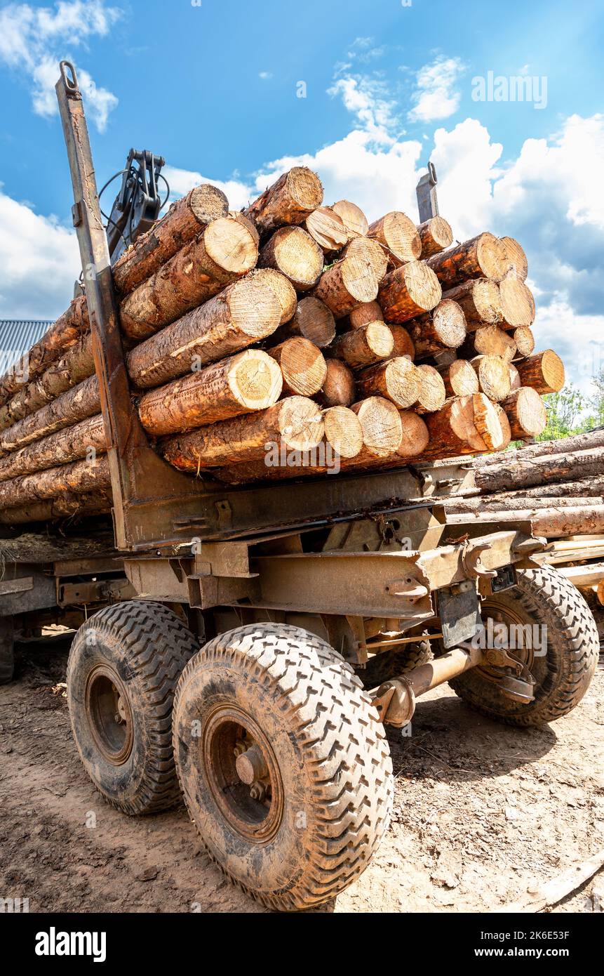 Log carrier hires stock photography and images Alamy