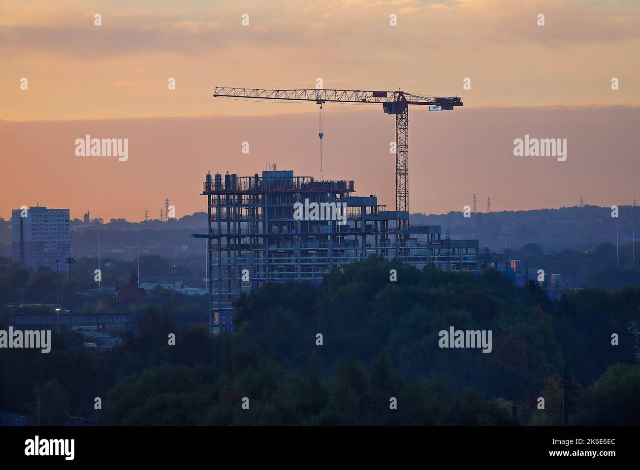 Springwell Gardens apartments under construction in Leeds City Centre ...