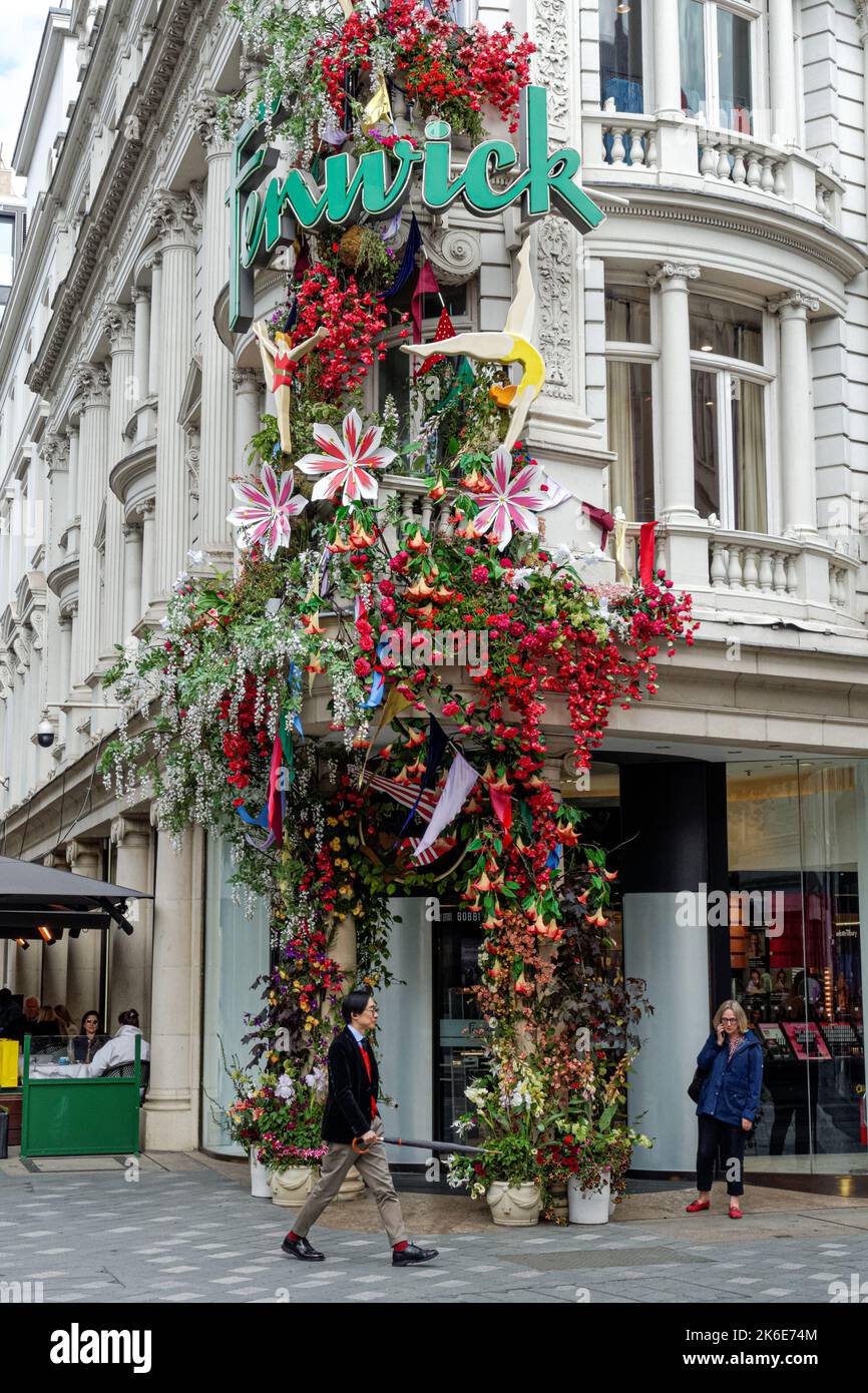 Fenwick department store on New Bond Street, London England United Kingdom UK Stock Photo