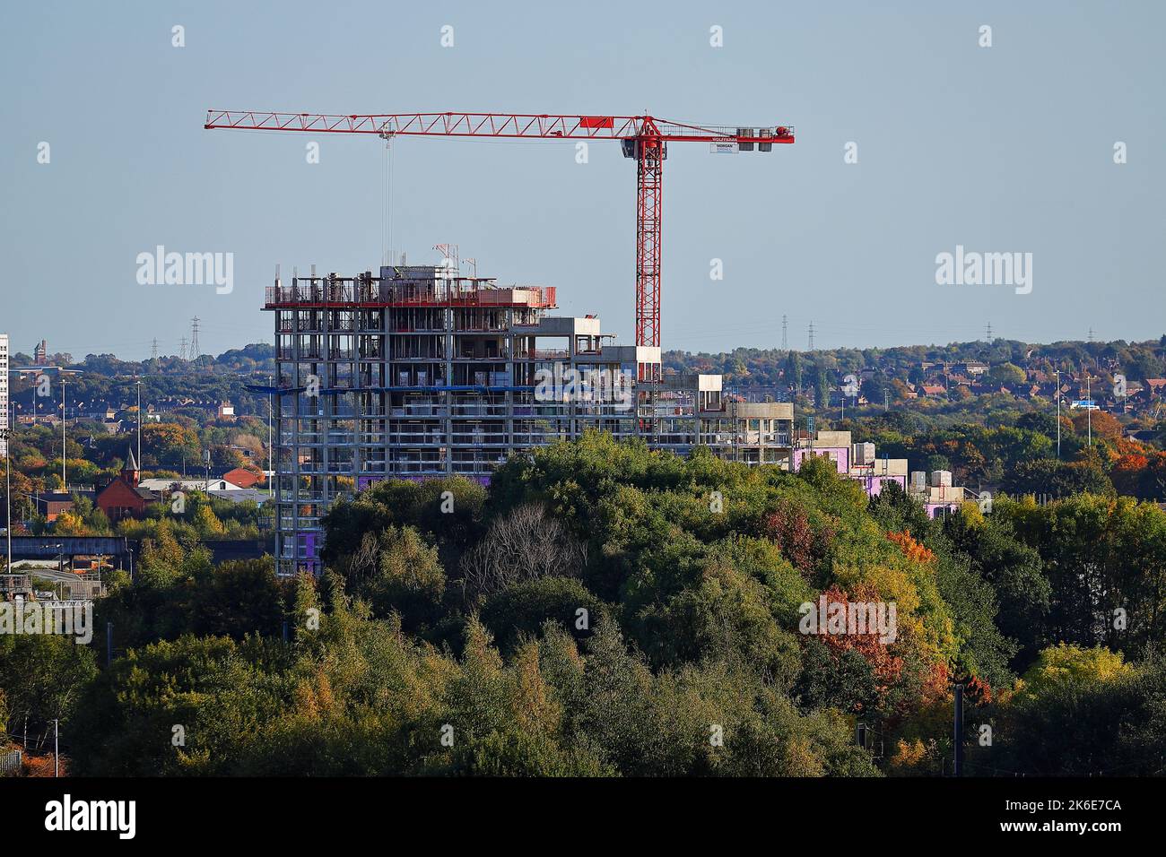 Springwell Gardens apartments under construction in Leeds City Centre ...