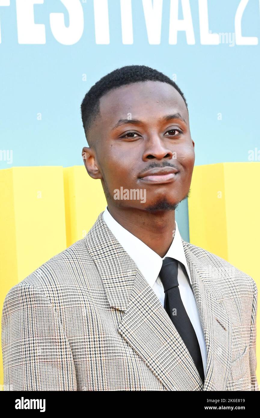 London, UK. 14th October 2022, Eman Kellam arrives at the The Banshees