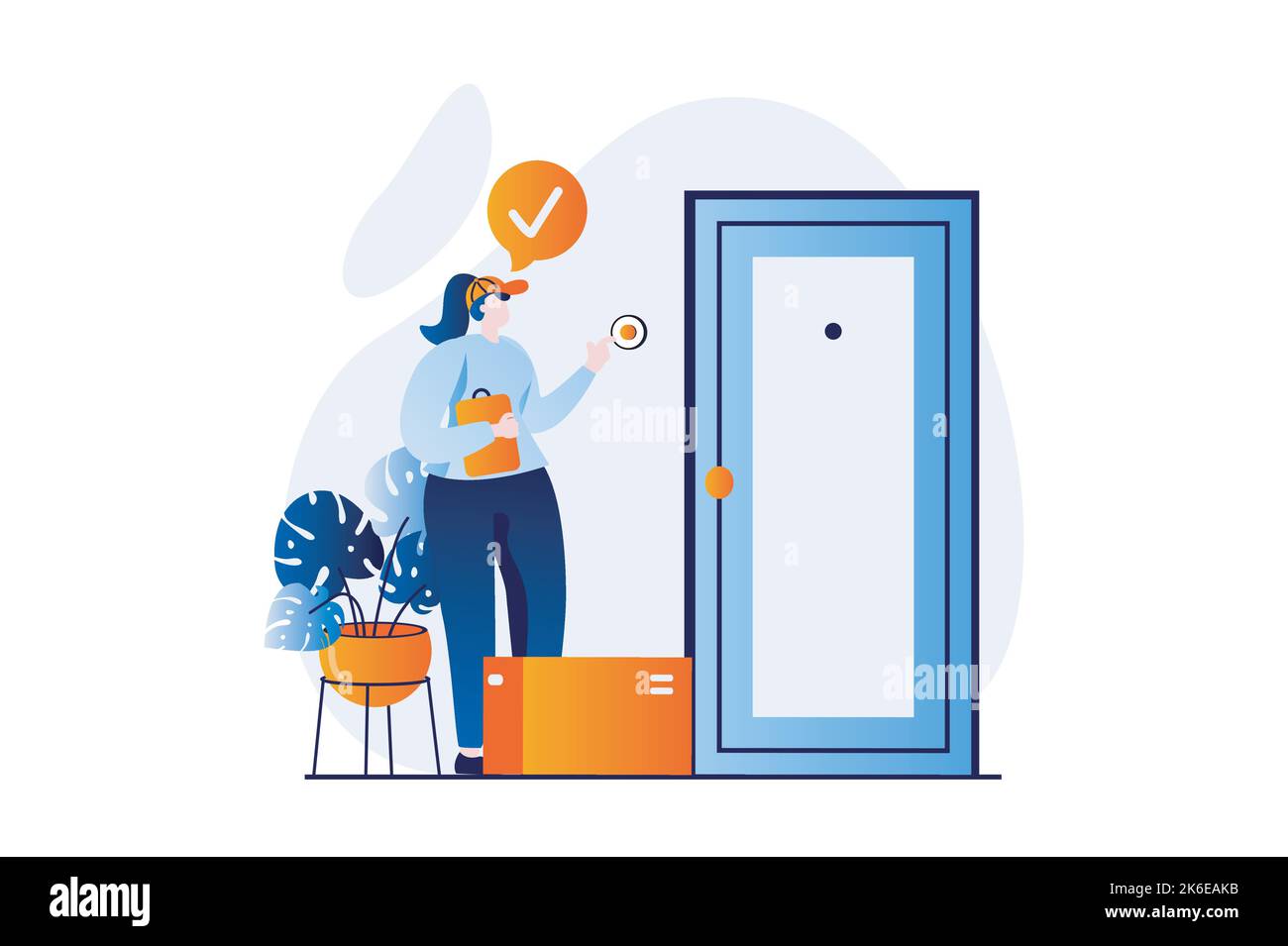 Pay the postman Stock Vector Images Alamy