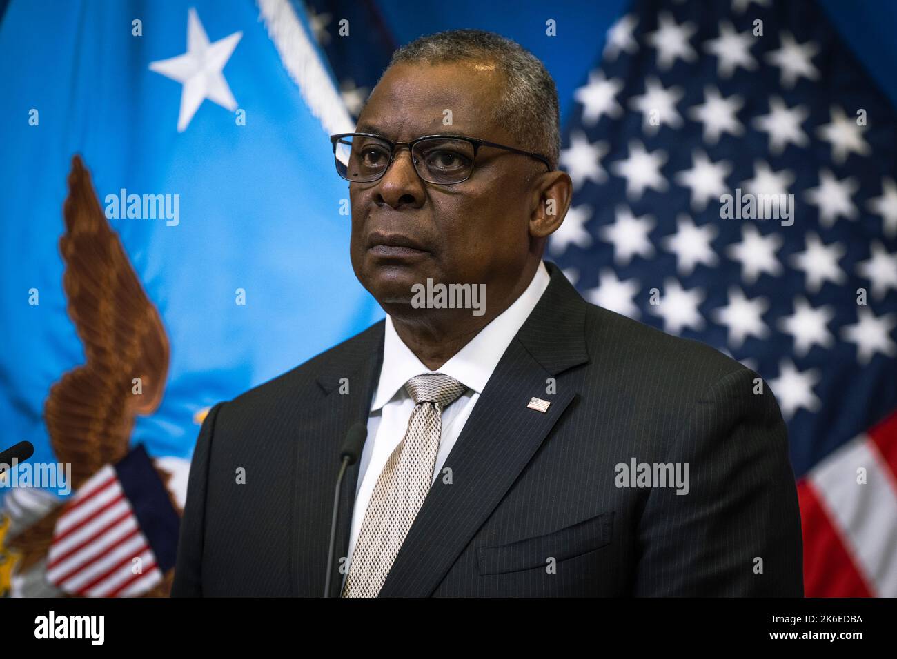 Secretary of Defense Lloyd Austin and Chairman of the Joint Chiefs of Staff  General Mark Milley Hold a Press Conference - U.S. Mission to the North  Atlantic Treaty Organization