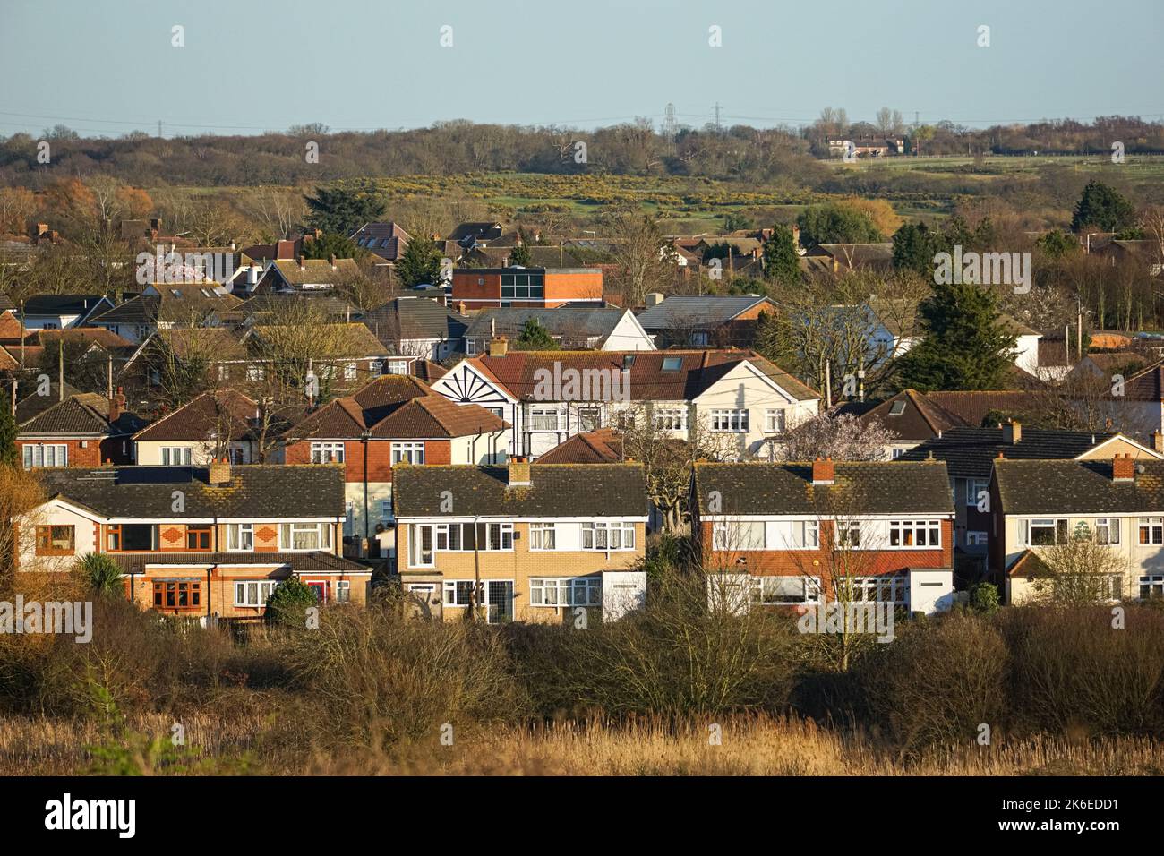 Houses in Rainham, Essex, England, United Kingdom, UK Stock Photo