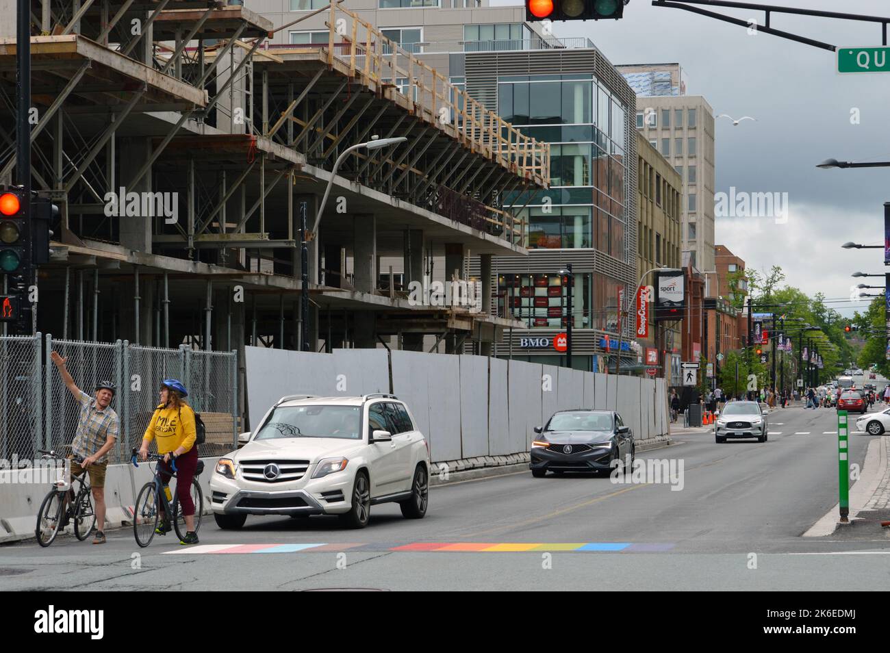Mills Brothers redevelopment construction site on Spring Garden Road in