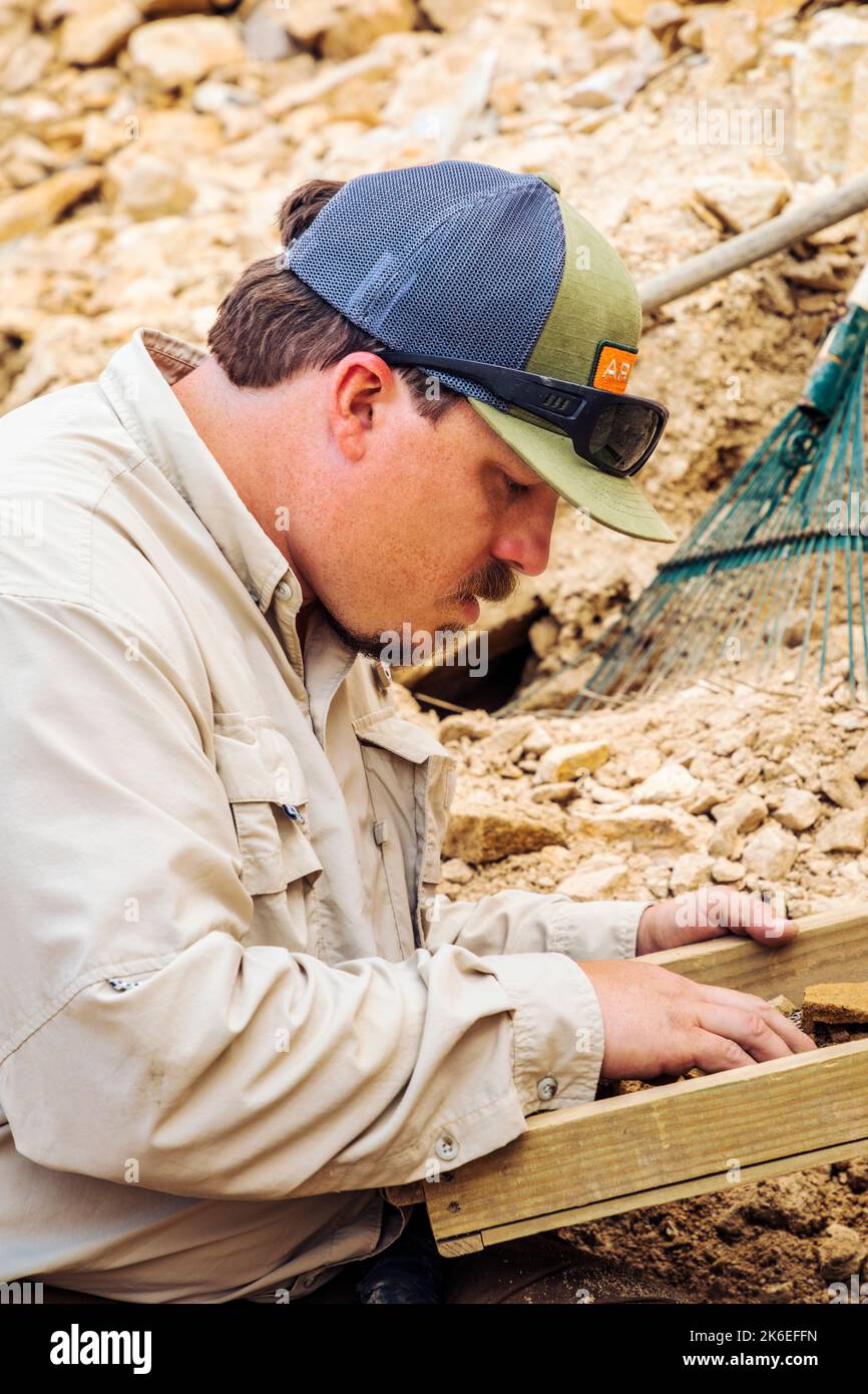 Male prospecting client of Brian Busse; American Gemtracker; famous