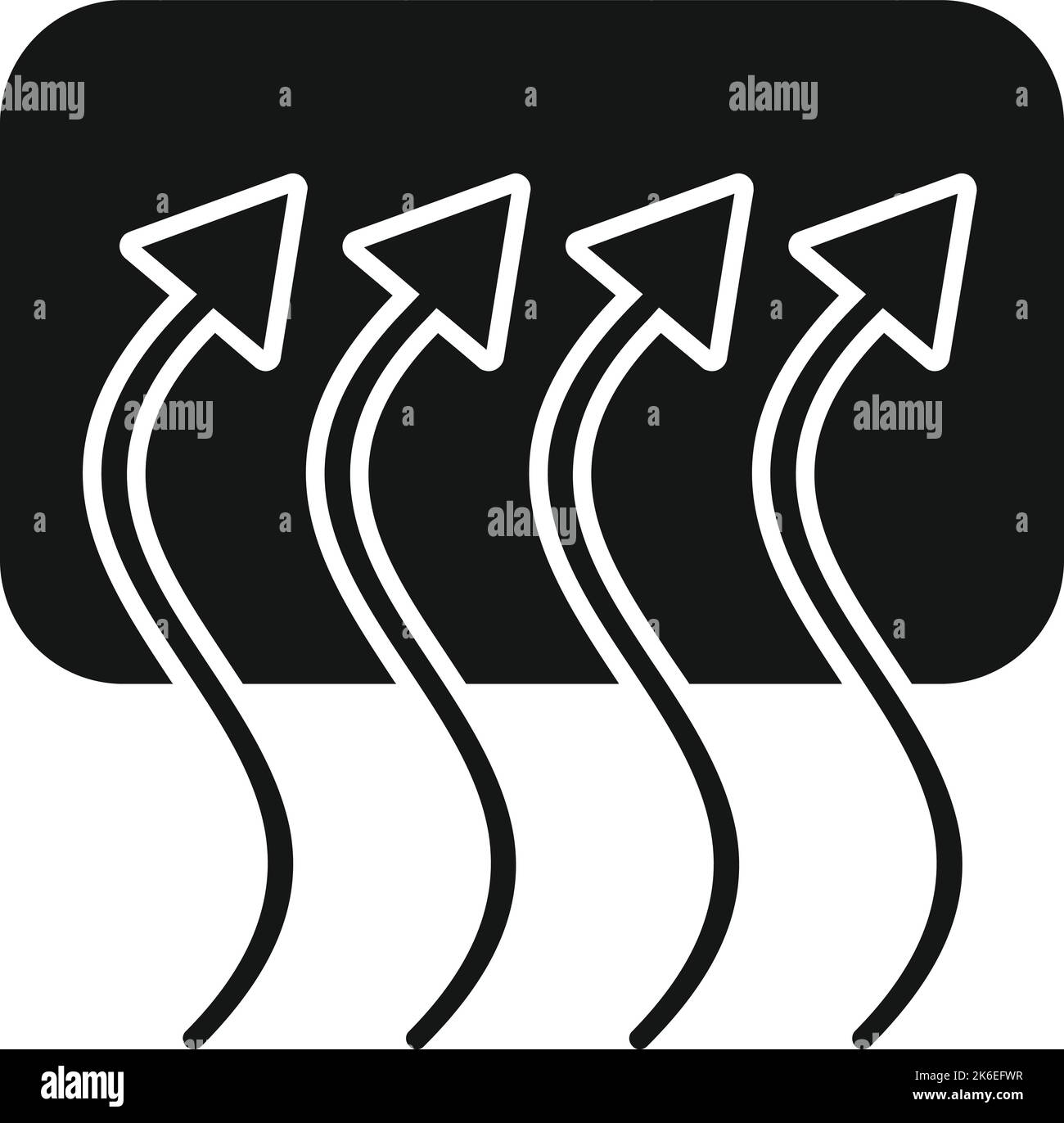 Car interior air vent icon simple vector. Auto engine. Spare motor Stock Vector