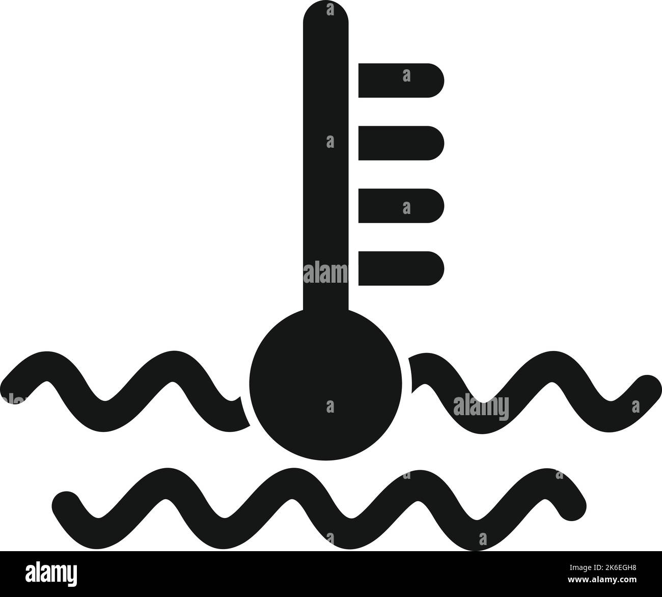 Car liquid temperature icon simple vector. Auto engine. Motor repair