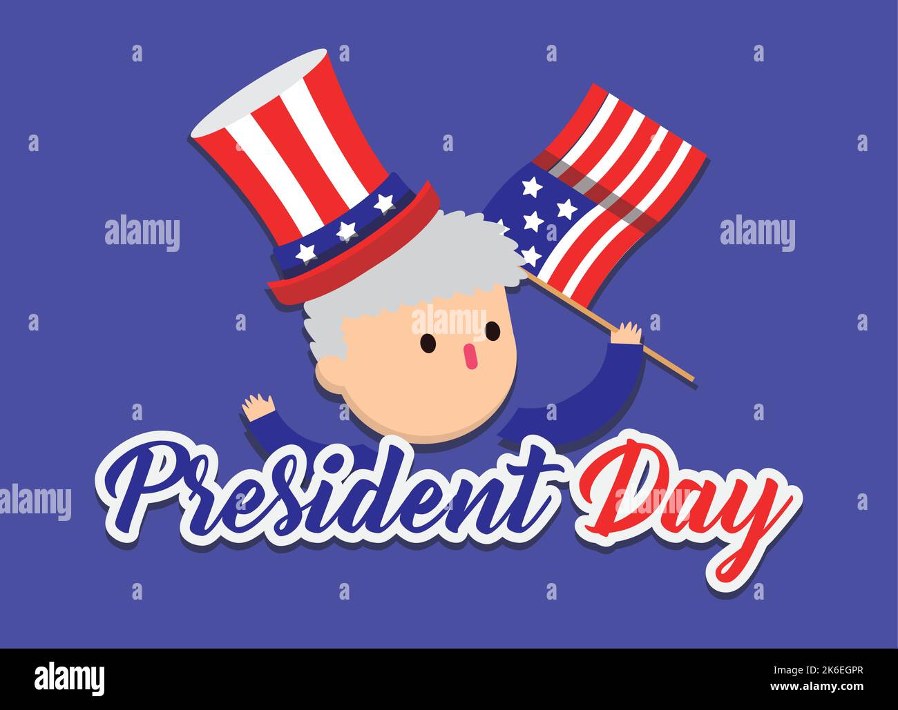 Colored president day poster Vector Stock Vector Image & Art Alamy