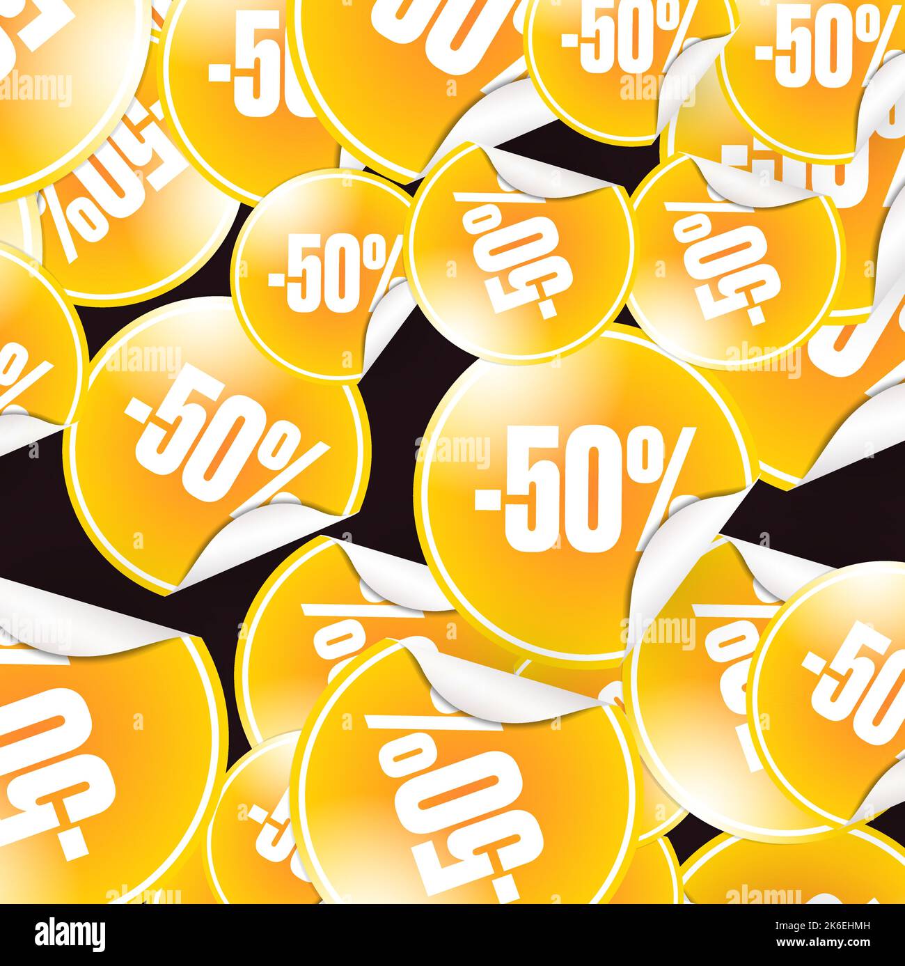 Percent seamless business background pattern. Discount illustration.  Economic finance promotion image Stock Photo - Alamy