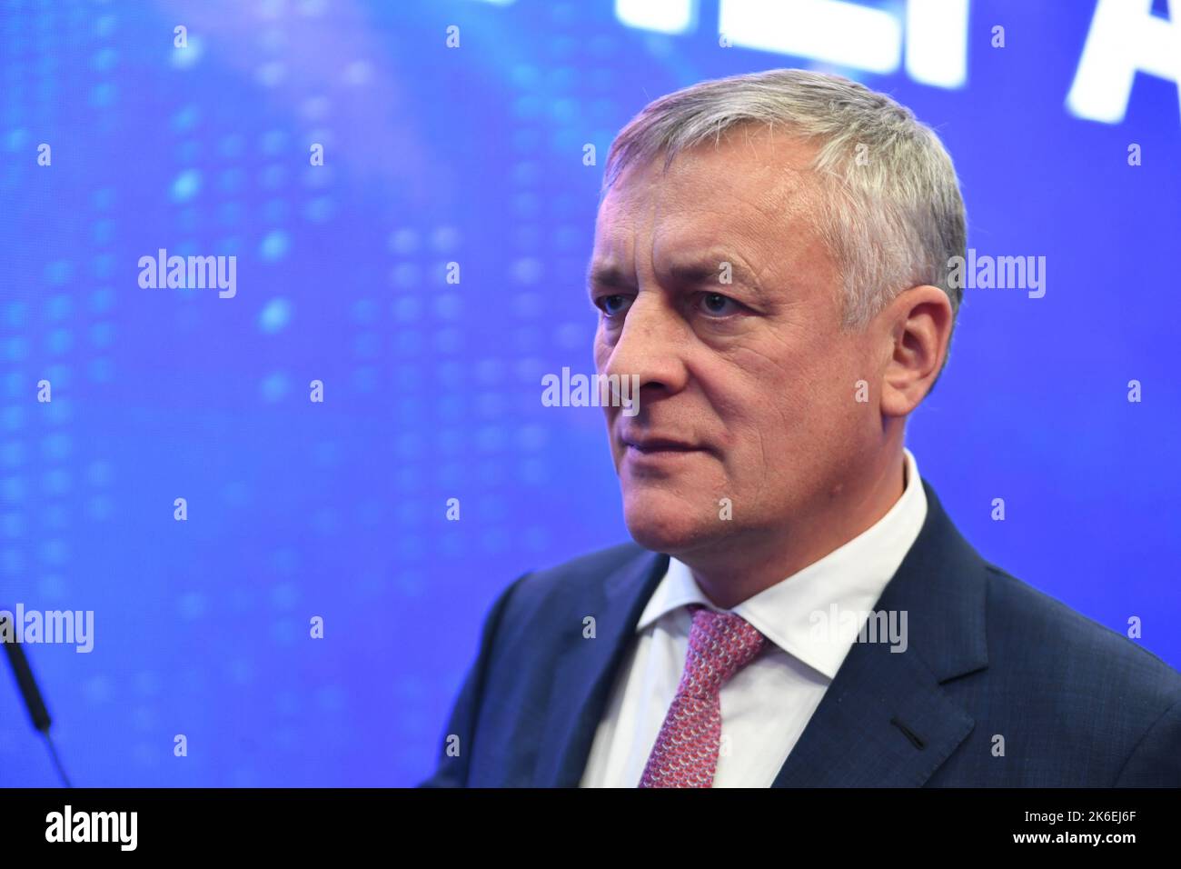 Moscow. The CEO of OOO 'Gazprom mezhregiongaz' Sergey Gustov at the